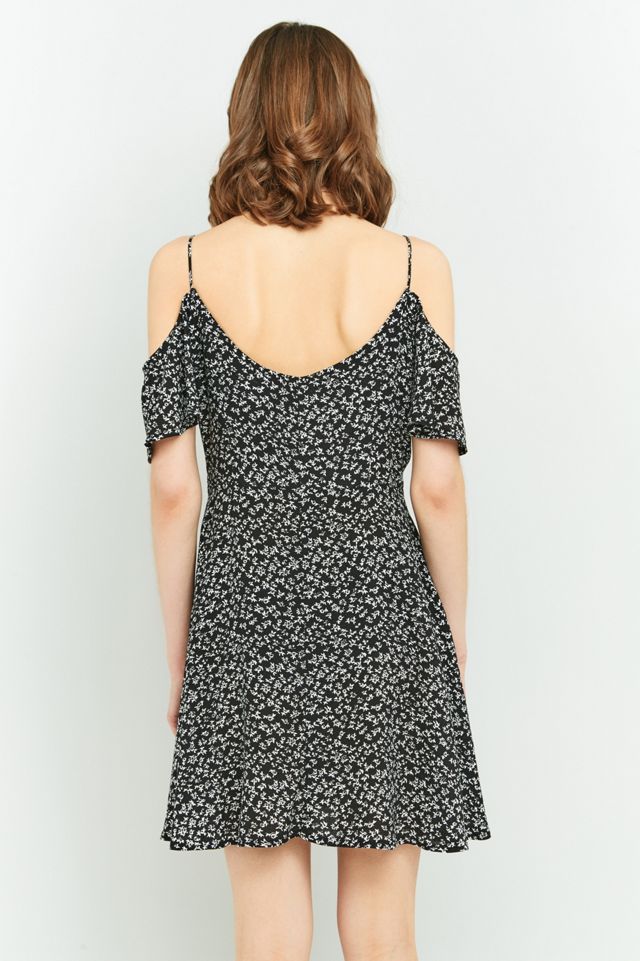 Pins & Needles Floral Cold Shoulder Flippy Dress #3