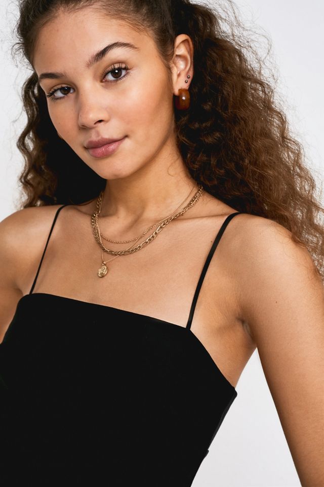 Silence + Noise – A-Linien-Minikleid „Audrey“ in Schwarz mit Trägern #3