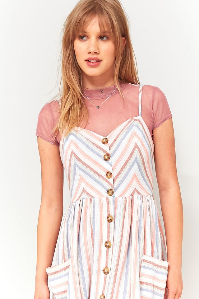 Urban Daybreak Oversized Dress, Slate Stripes main image 1