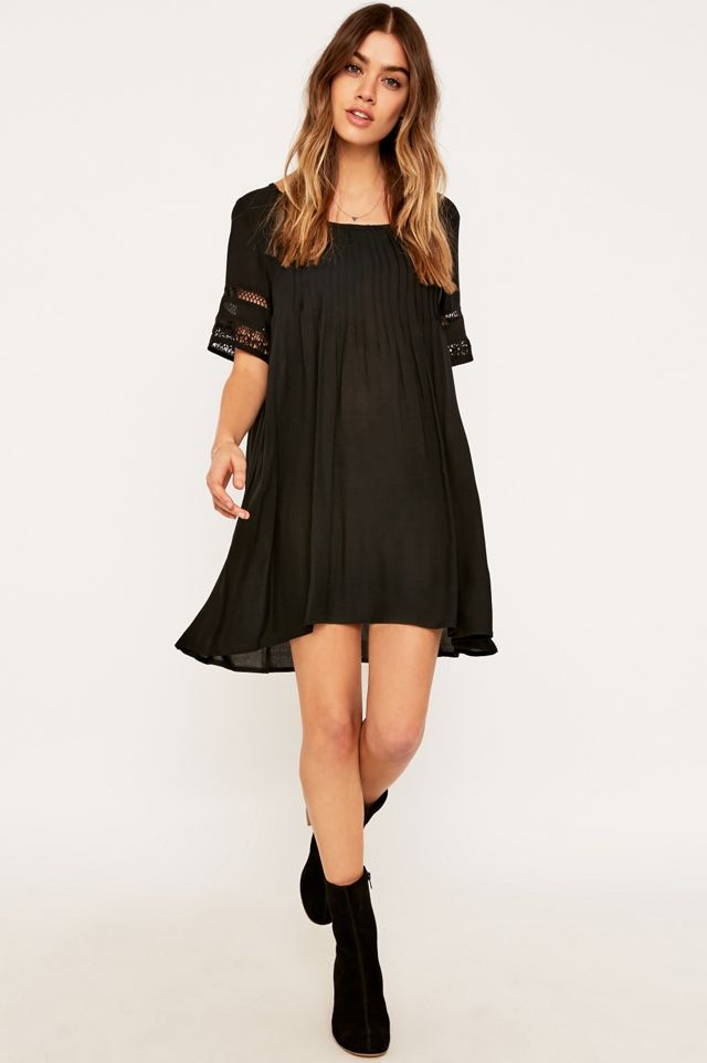 Ecote Amethyst Black Dress | Urban Outfitters UK