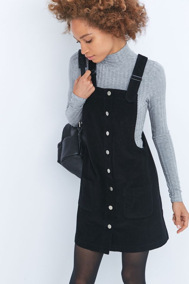 Urban Outfitters – Trägerrock aus Cord mit Knopfleiste #2