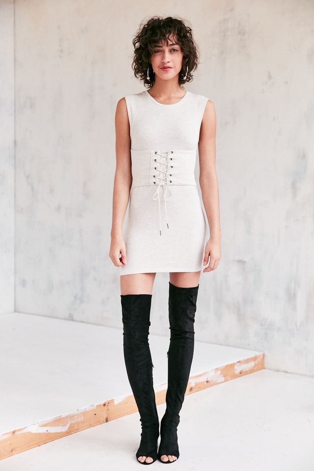 Silence + Noise Muscle Tee Corset Dress #5