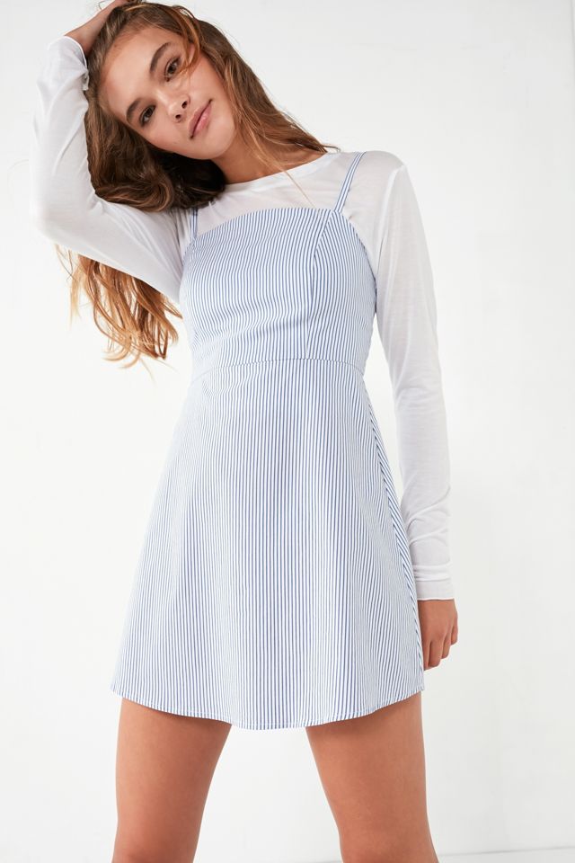 Kimchi Blue Rae Poplin Vestido de cuello recto #5