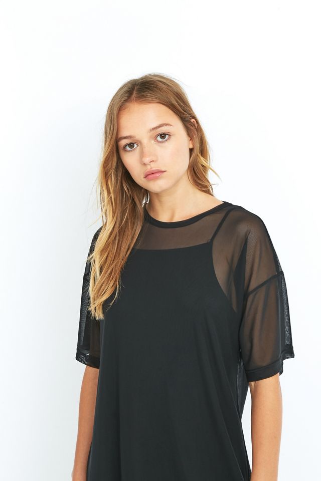 Sparkle & Fade Mesh T-shirt Dress #2