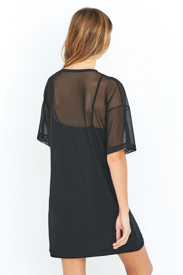 Sparkle & Fade Mesh T-shirt Dress #4