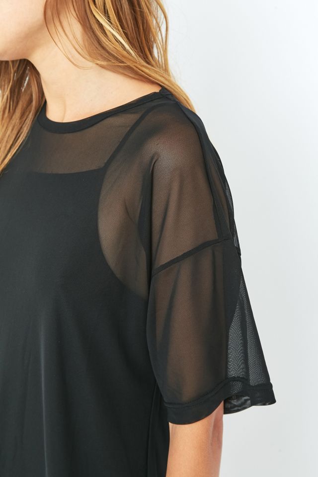Sparkle & Fade Mesh T-shirt Dress #5