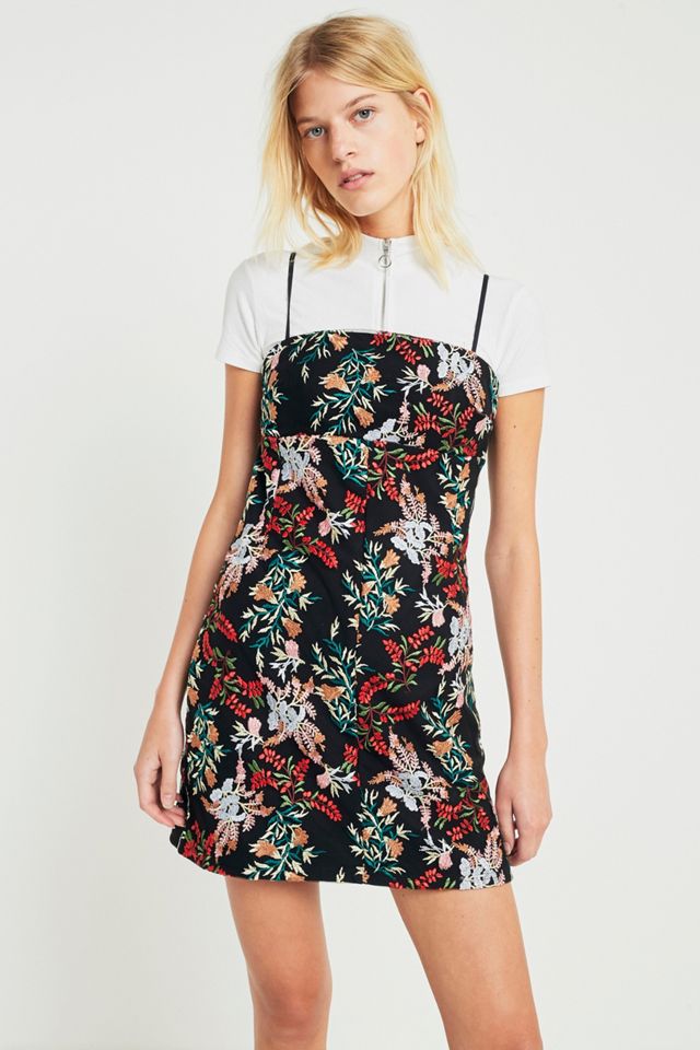 Pins & Needles Audrey Floral Embroidery Slip Dress #5