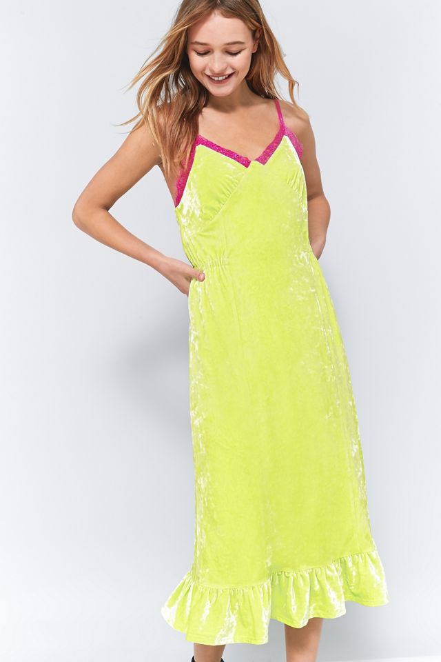Pins & Needles Summer Velvet Midi Dress #1