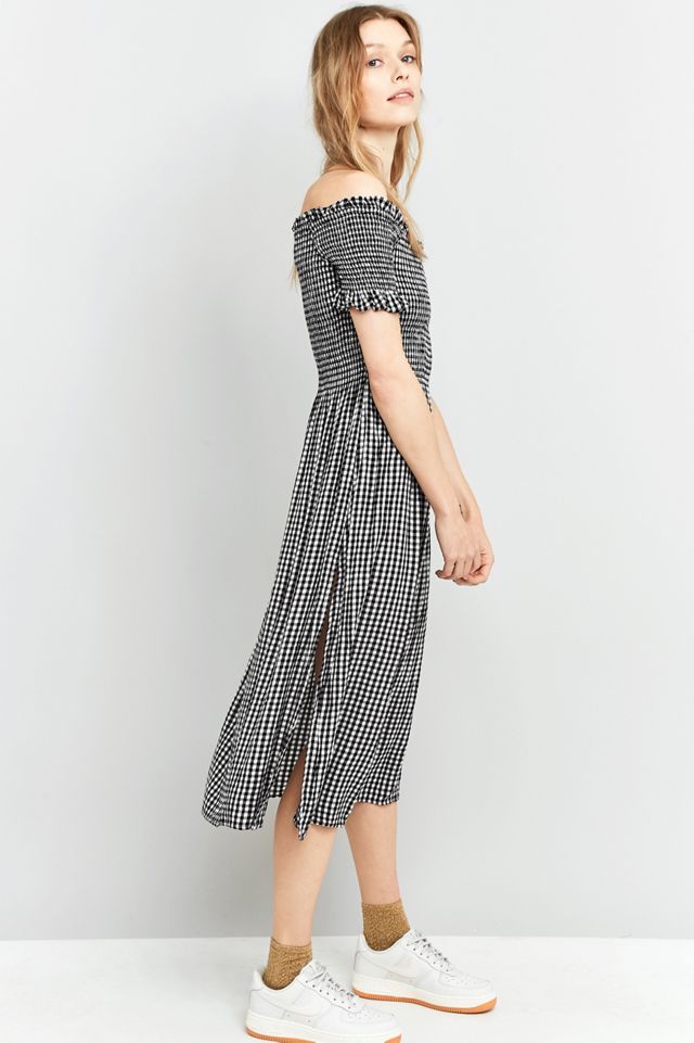 Kimchi Blue - Robe midi à carreaux vichy #4