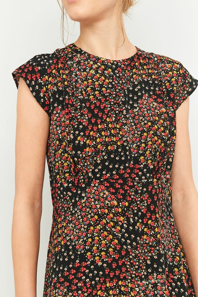 Urban Outfitters - Robe noire imprimée #2