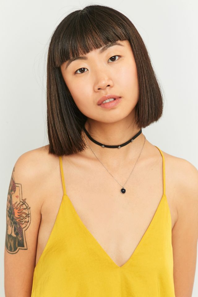Pins & Needles Hammered Satin Slip Dress #3