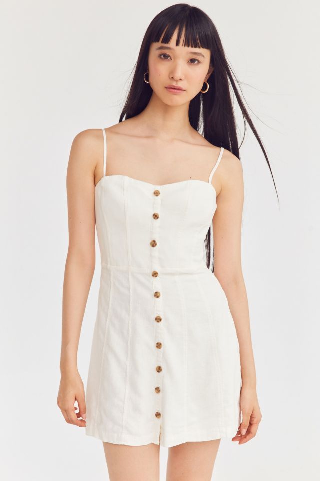 Urban outfitters white button down outlet dress