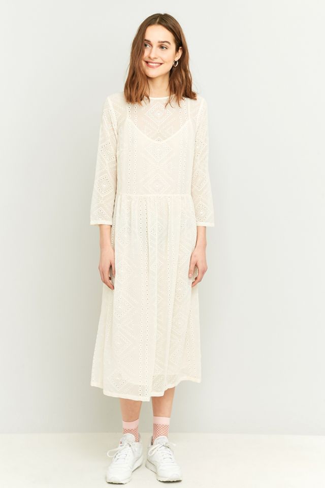 chinese dress ladies Lottie Lace Gown – Cream