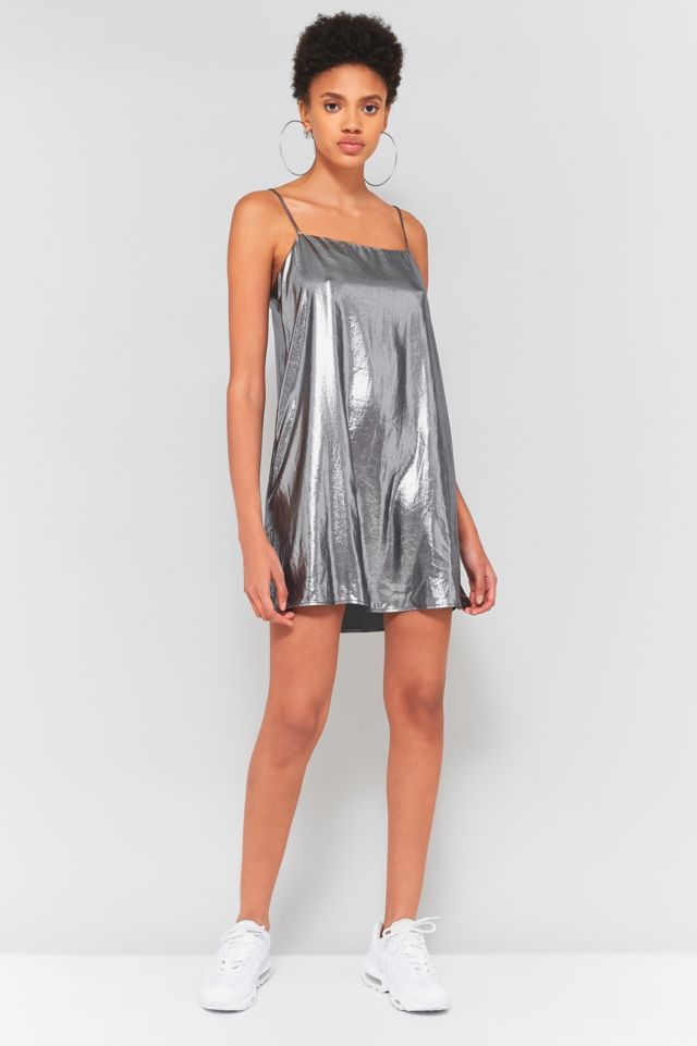 Urban outfitters 2025 metallic dress