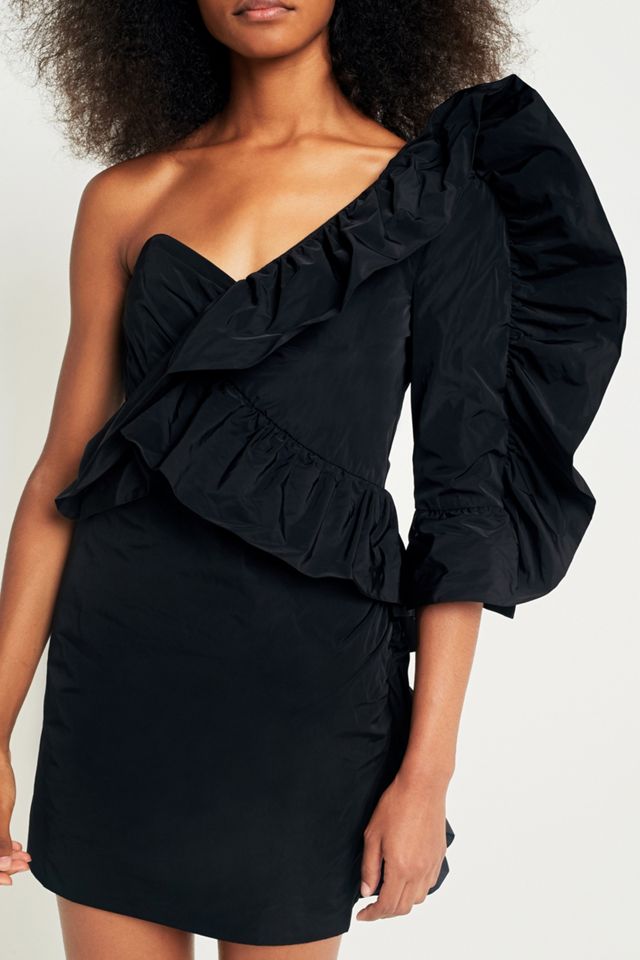 Sparkle & Fade One Shoulder Frill Mini Dress #3