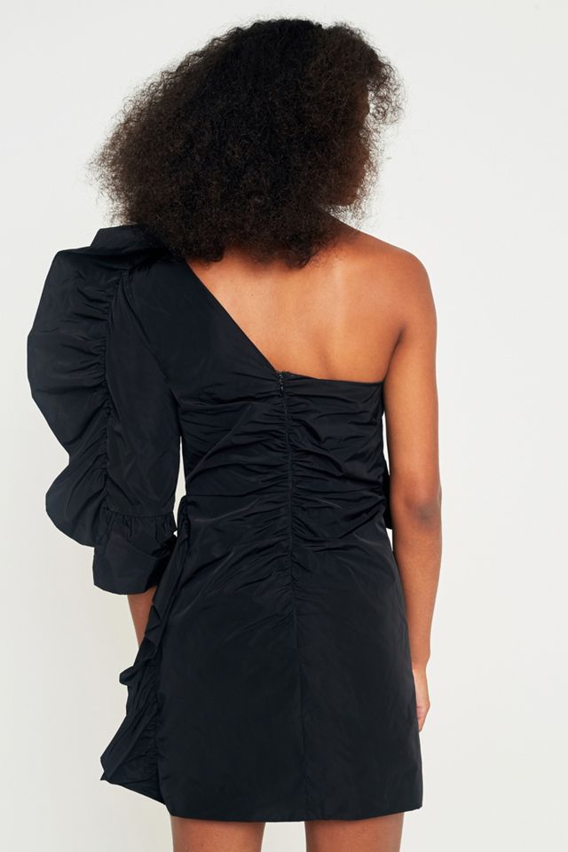 Sparkle & Fade One Shoulder Frill Mini Dress #4