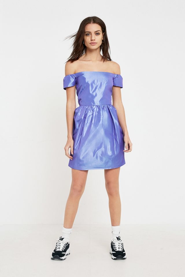 Pins & Needles Bardot Puff Party Dress #1