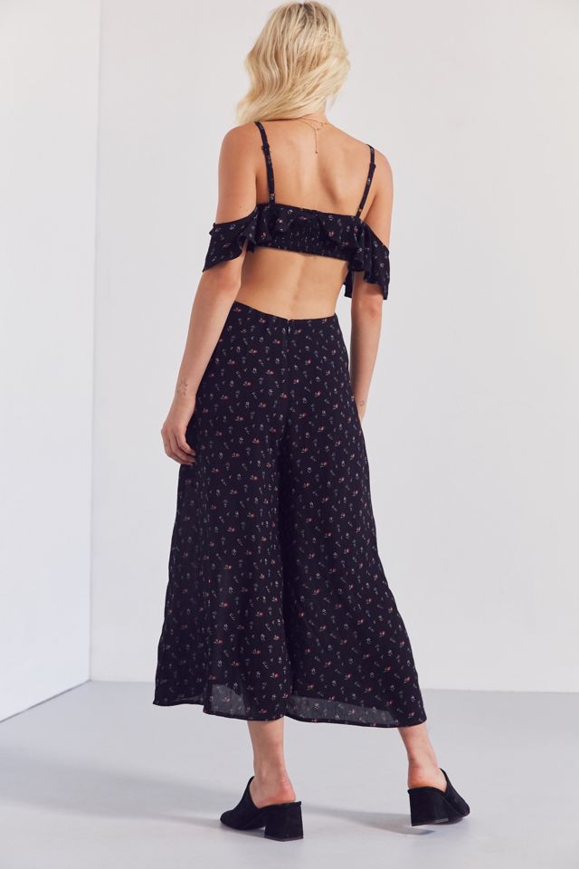 Kimchi Blue Gianna Ruffle Cold-Shoulder Jumpsuit #4
