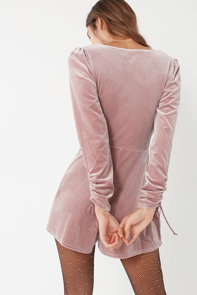 Sparkle & Fade Goldmine Surplice Playsuit #3