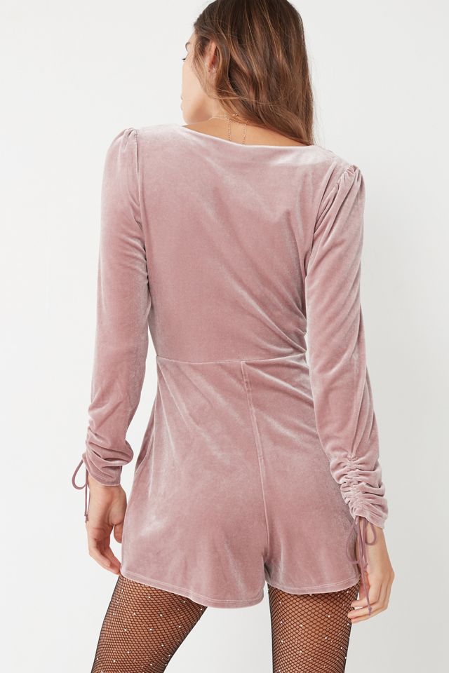 Sparkle & Fade Goldmine Surplice Playsuit #5