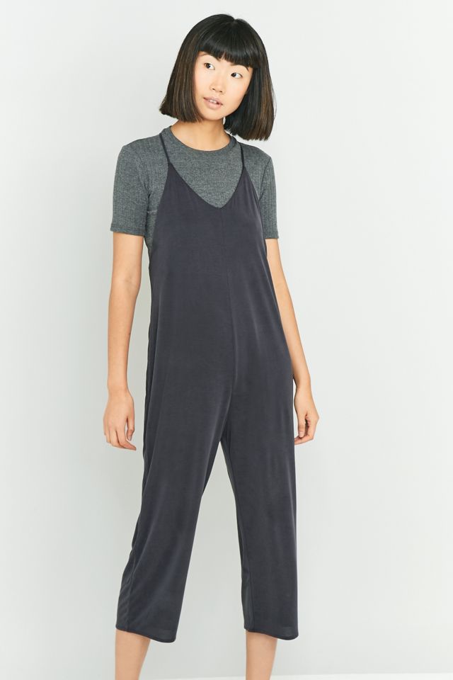 Silence + Noise Calina Culotte Slip Black Jumpsuit #4