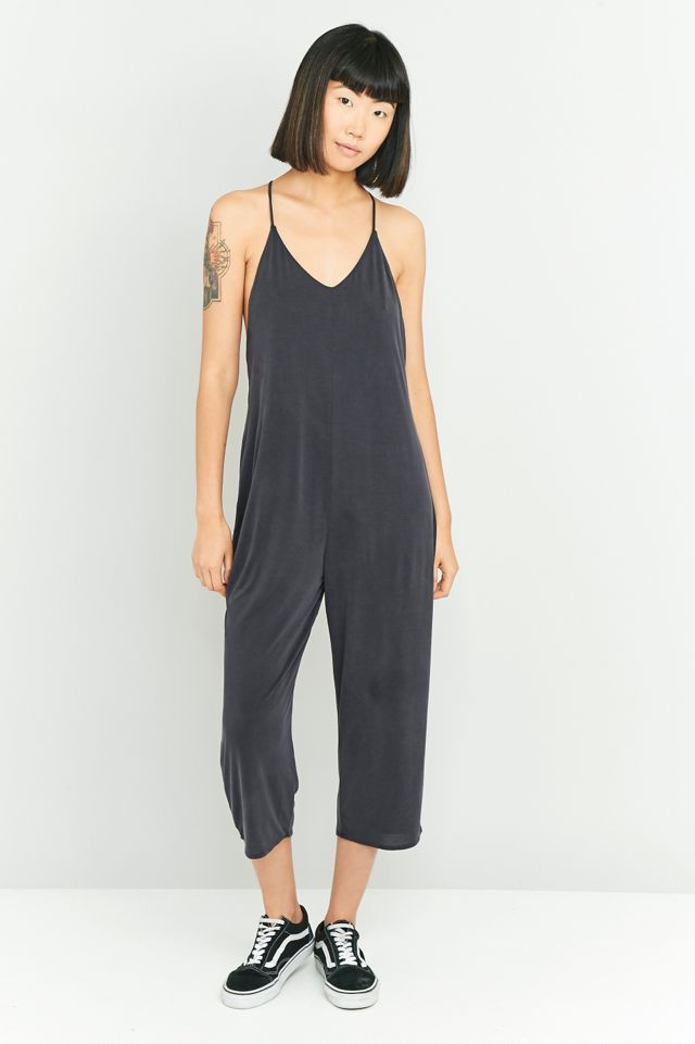 Silence + Noise Calina Culotte Slip Black Jumpsuit #5