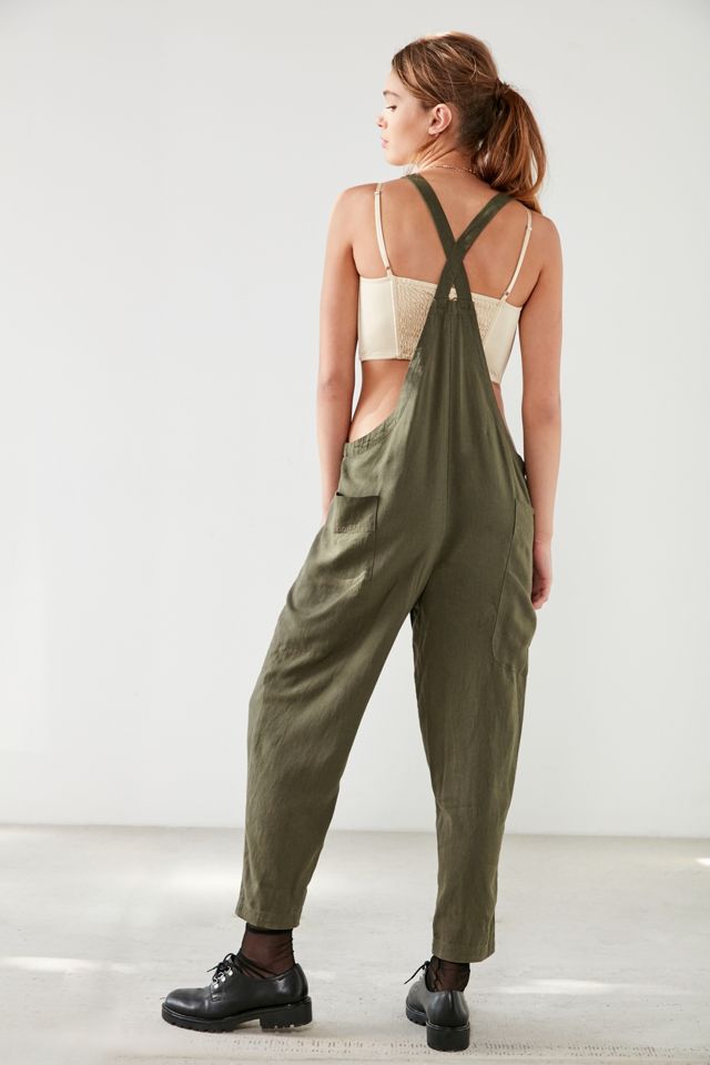 BDG Shapeless Cropped Olive Jumpsuit #3