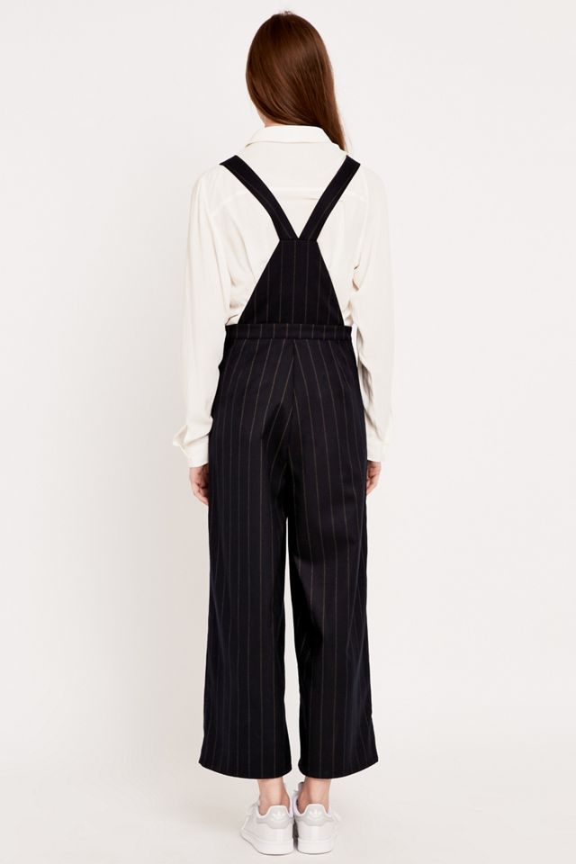 Urban Outfitters Wide Leg Stripe Dungarees  #2
