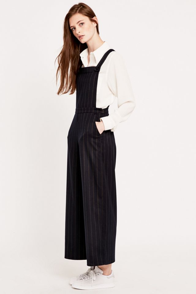 Urban Outfitters Wide Leg Stripe Dungarees  #4