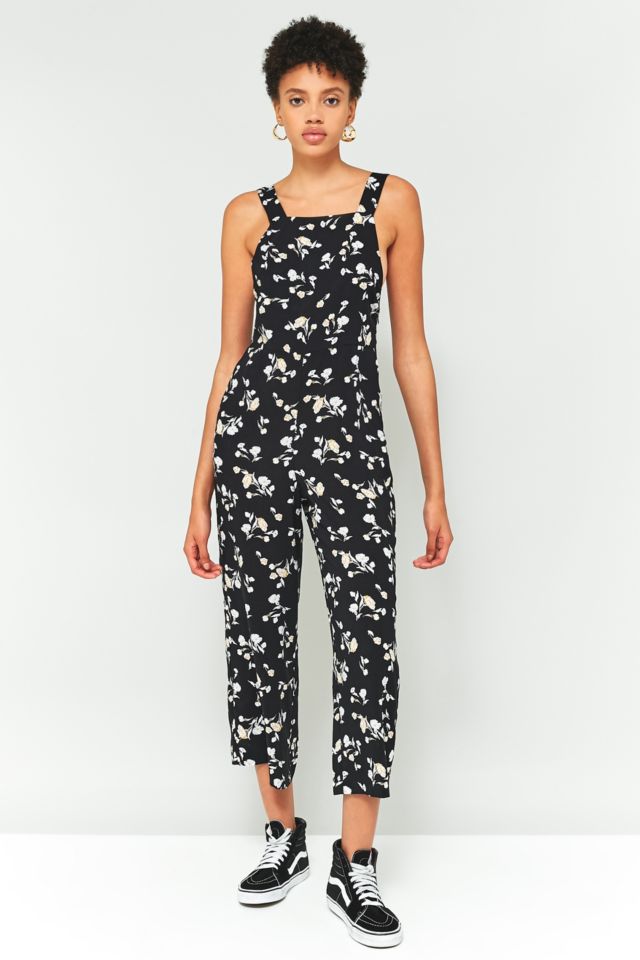 Pins & Needles Floral Cropped Jumpsuit