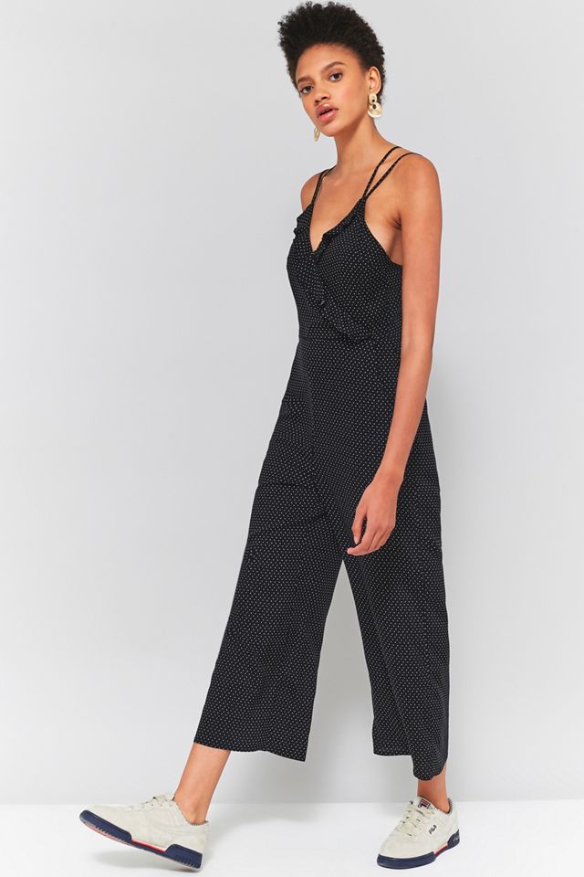 Pins & Needles Polka Dot Ruffle Faux Wrap Jumpsuit #5