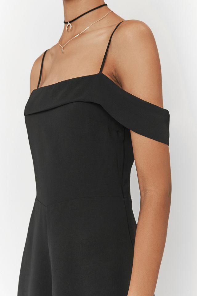 Pins & Needles Bardot Black Playsuit #1
