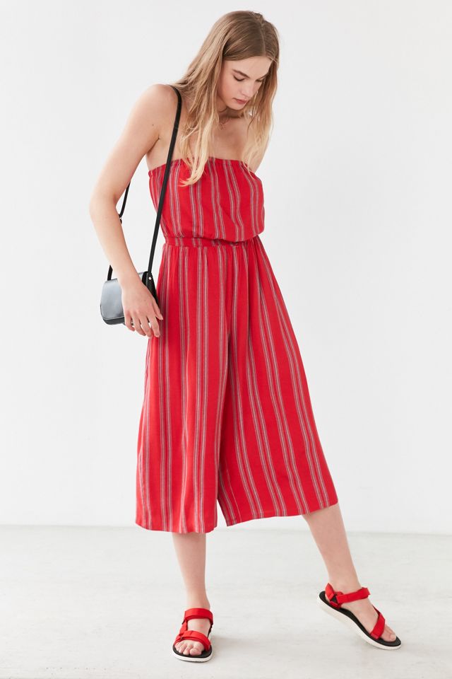 Silence + Noise Jackson Strapless Culotte Jumpsuit #4