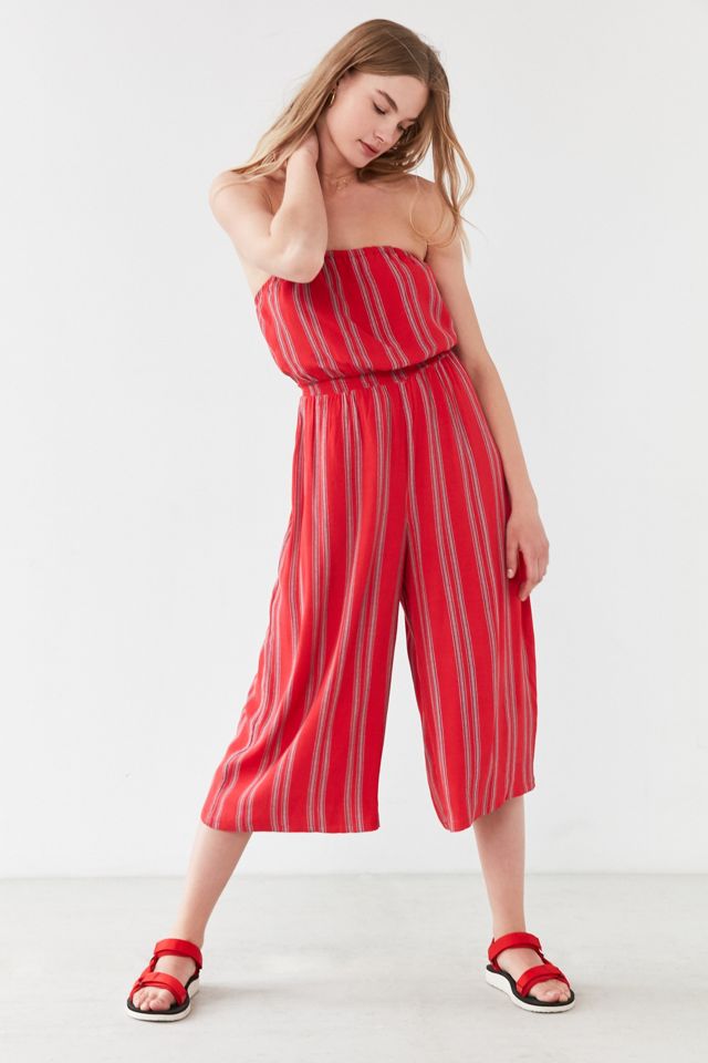 Silence + Noise Jackson Strapless Culotte Jumpsuit #5