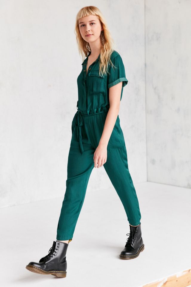 Urban outfitters best sale green jumpsuit