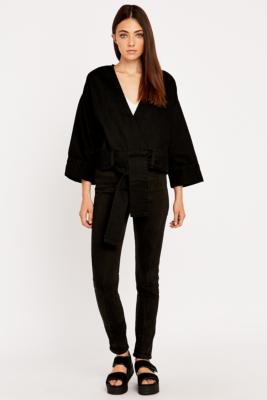 denim kimono jacket womens