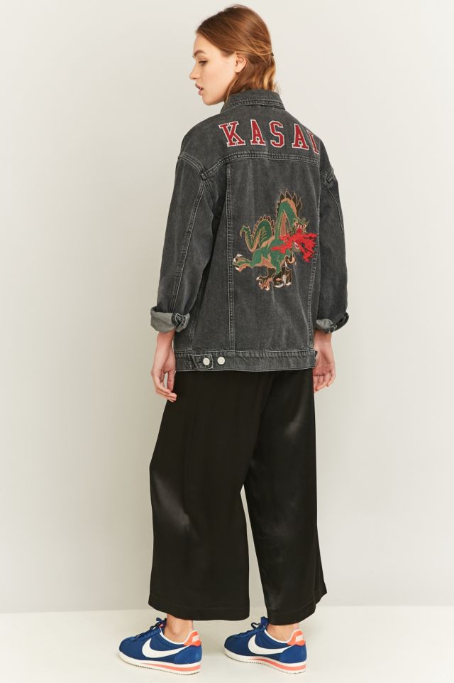 Urban outfitters black jean hot sale jacket