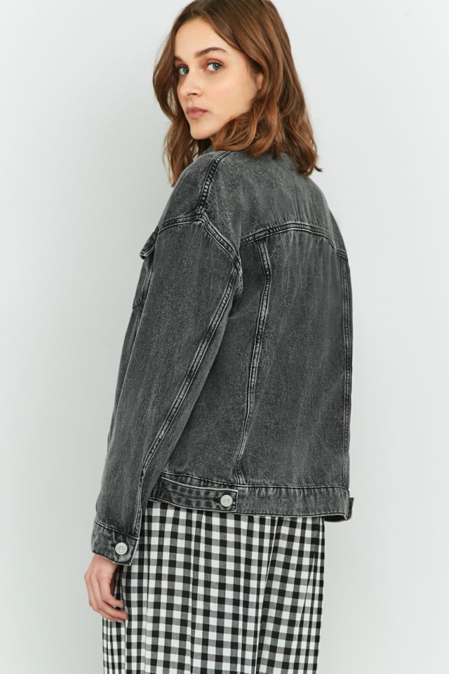 BDG Boyfriend Washed Black Denim Jacket | Urban Outfitters UK