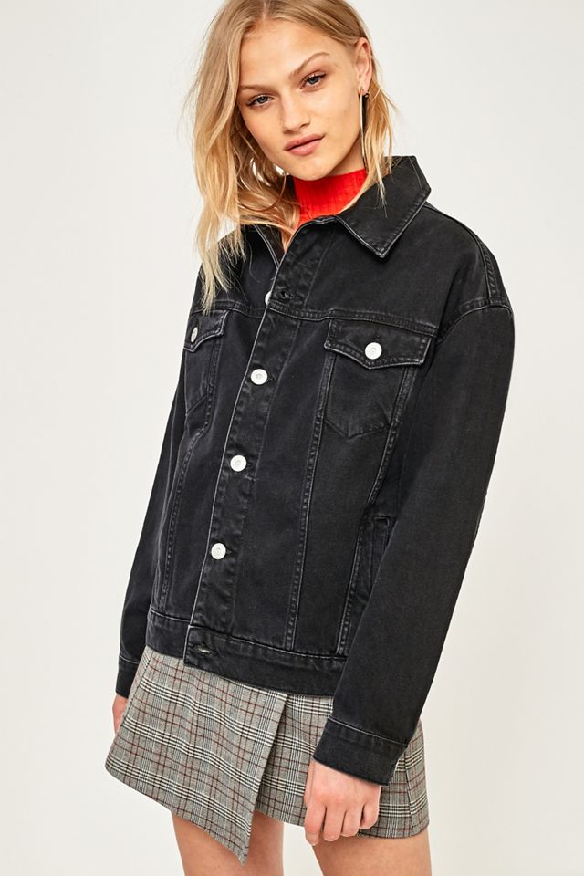 BDG Oversized Black Denim Jacket #2