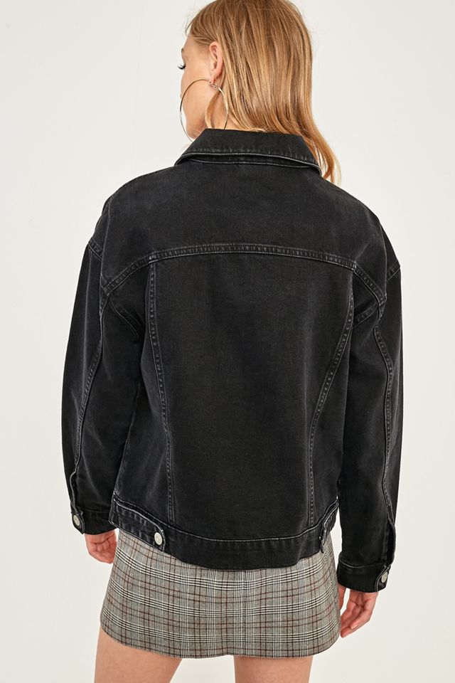 BDG Oversized Black Denim Jacket #3