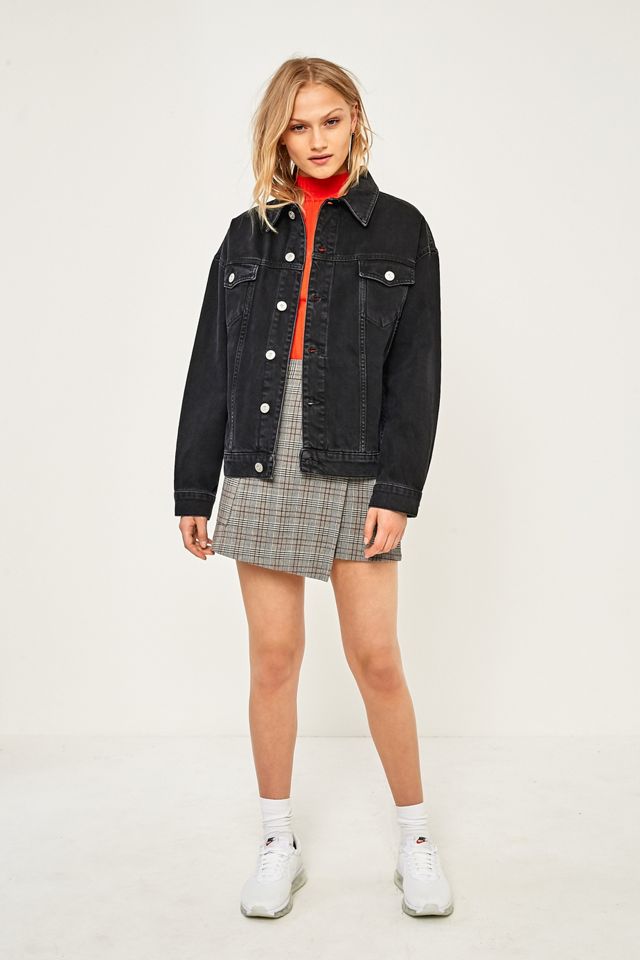 BDG Oversized Black Denim Jacket #4