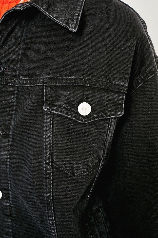 BDG Oversized Black Denim Jacket #5