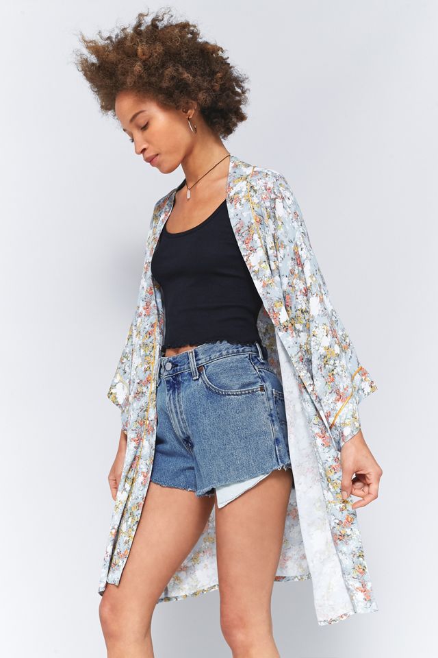 Urban Outfitters - Kimono à fleurs effet ombré #2