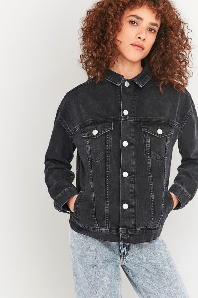 Urban outfitters 2025 black jean jacket