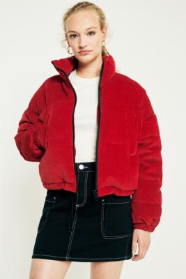 urban outfitters red corduroy jacket