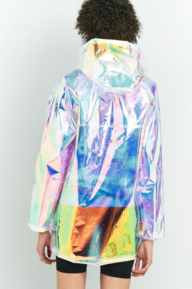 Imperméable holographique discount