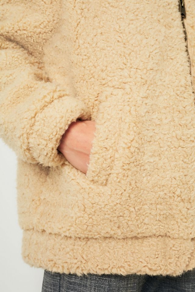 Light Before Dark Teddy Zip-Through Coat #2