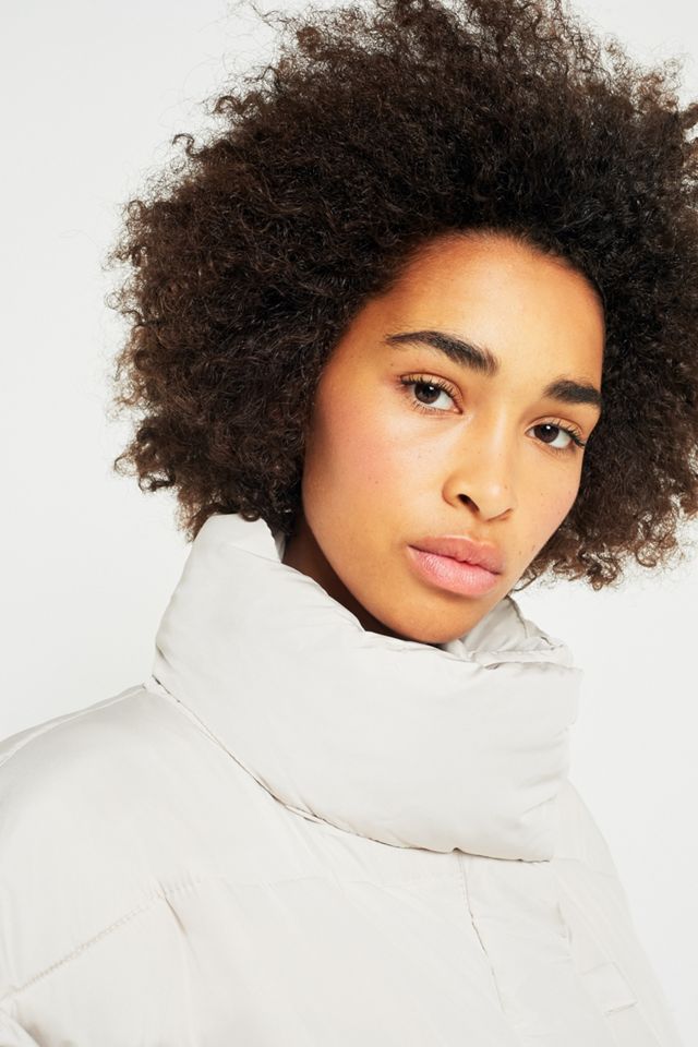 Light Before Dark Putty Pillow Puffer Jacket #5