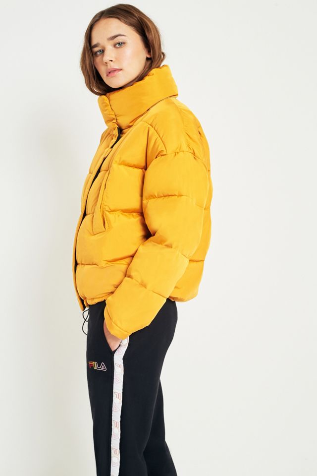 Light Before Dark Yellow Pillow Puffer Jacket #3