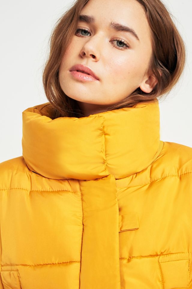 Light Before Dark Yellow Pillow Puffer Jacket, Urban Outfitters, Women's, Jackets, Puffer Jackets #uoeurope #…